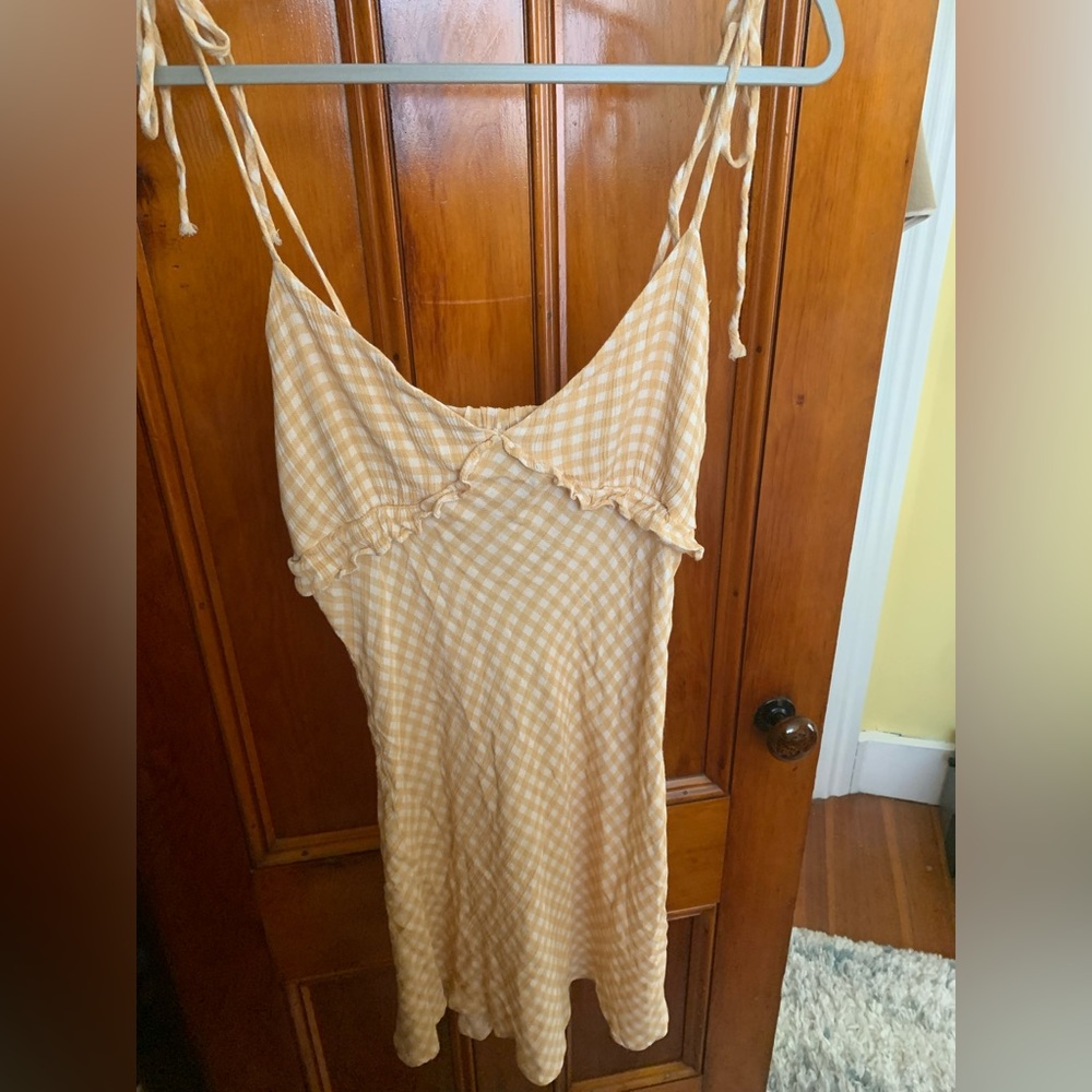Audrey 3+1 Yellow Gingham Dress